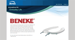 Desktop Screenshot of benekeseats.com